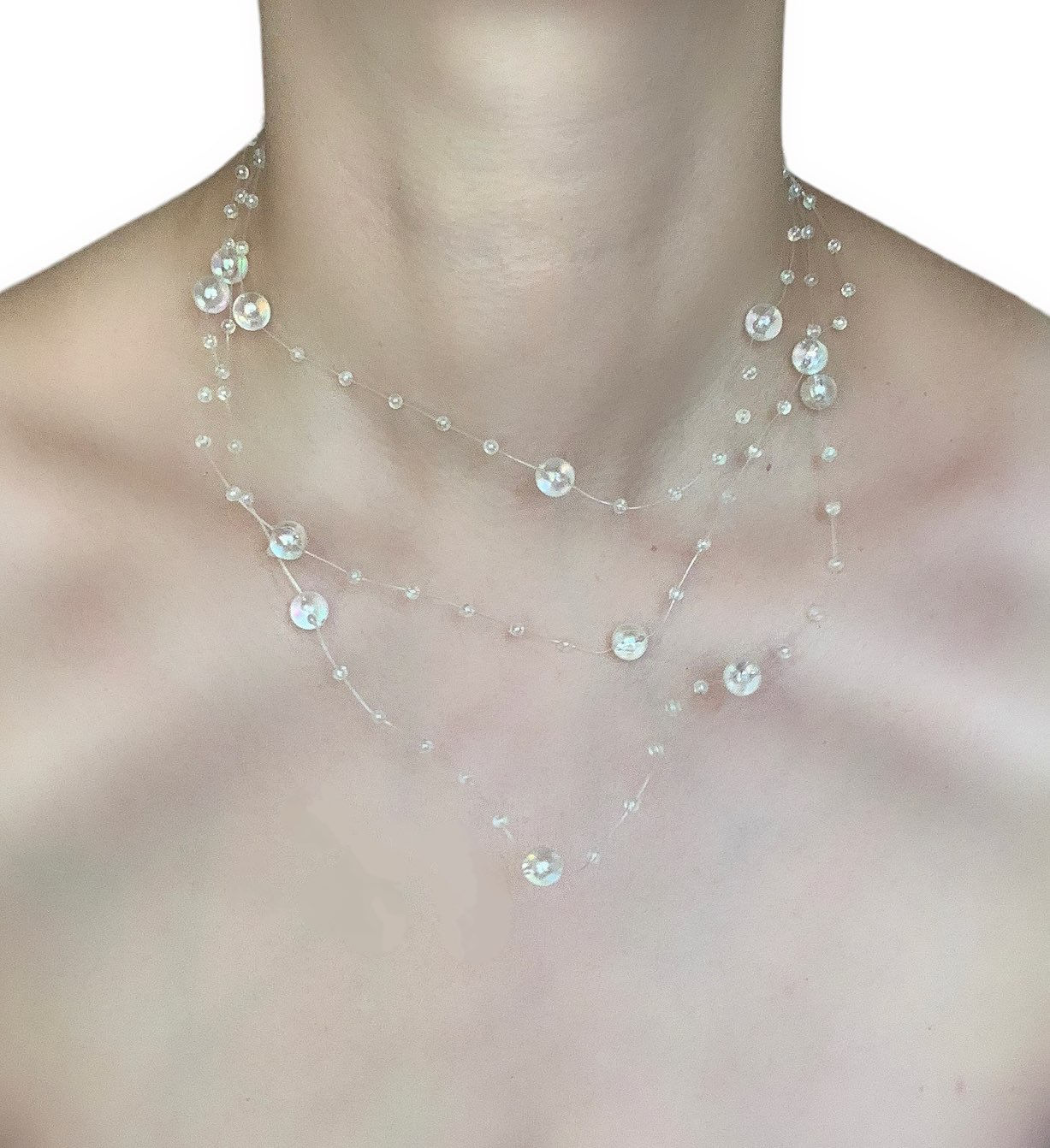 Floating Water Drop Necklace