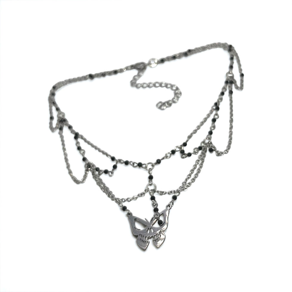 Miniatura: Nocturne Veil Butterfly Choker 