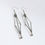 Thumbnail: Linear Deco Baroque Pearl Earrings