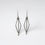 Thumbnail: Linear Deco Baroque Pearl Earrings