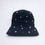 Miniatura: Pearl and Rhinestone Black Beanie
