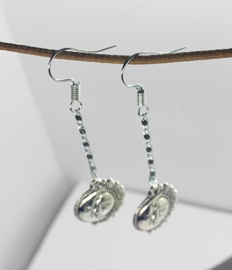 Miniaturbild: Sun & Moon Drop Earrings 