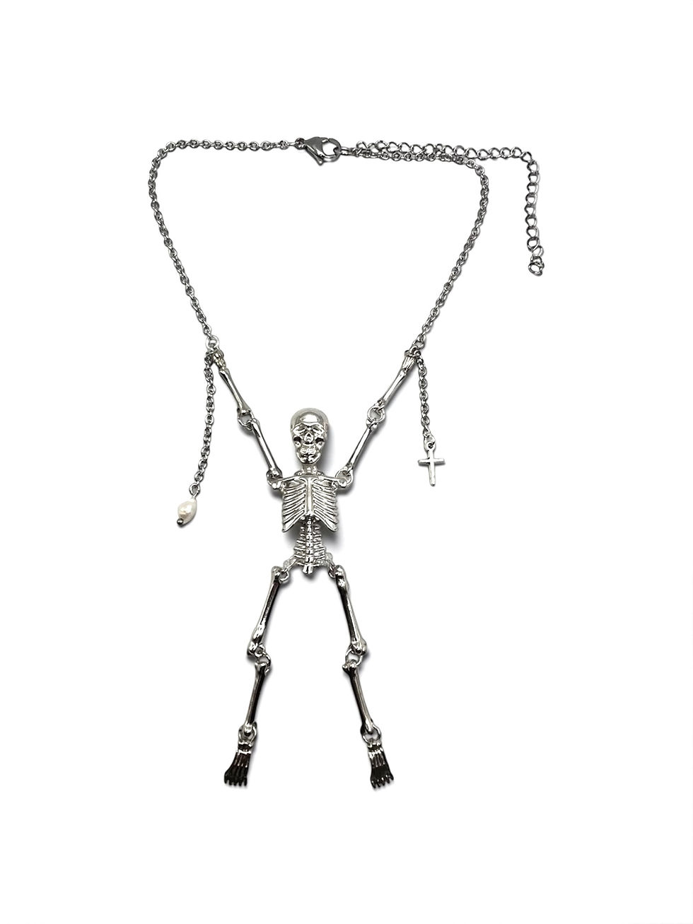 Miniature : The Grave Dancer Skeleton Necklace 
