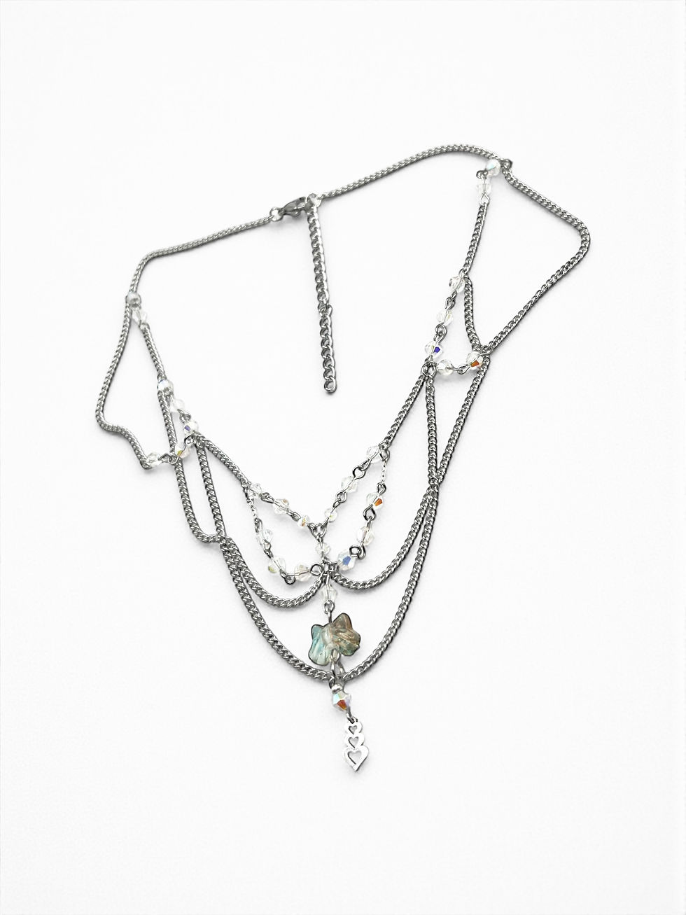 Miniatyrbild: Moonlit Bow Cascade Necklace