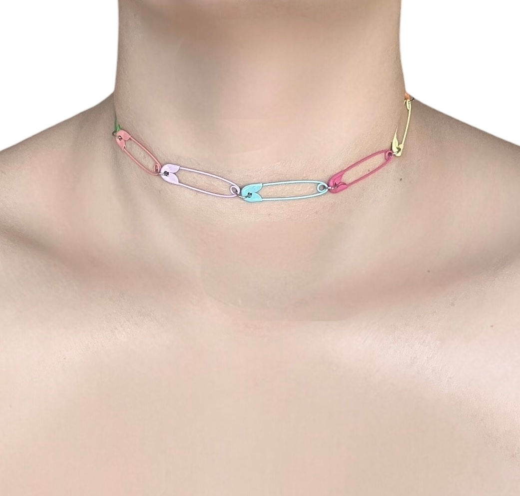The Candy Link Safety Pin Choker