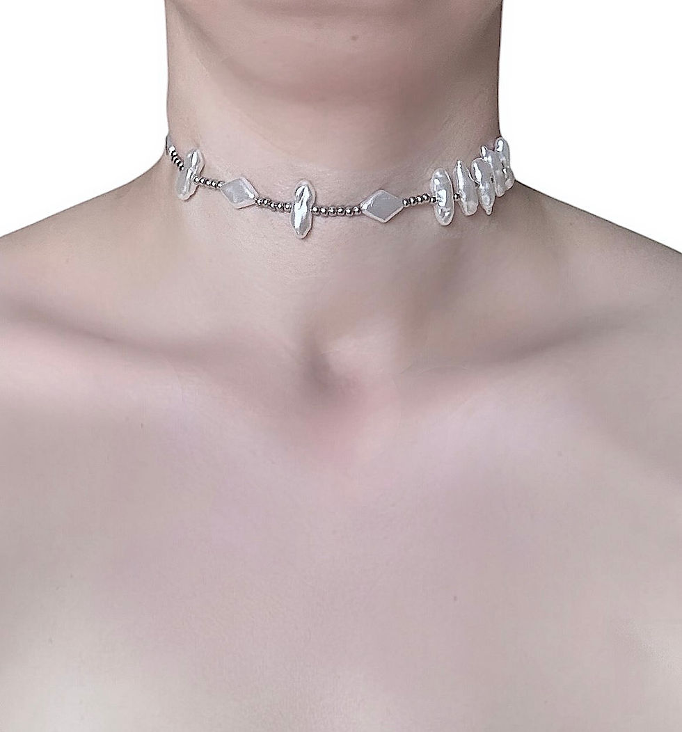Miniatura: Irregular Pearl Choker