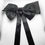 Miniatura: Large Black Victorian Bow Hair Clip