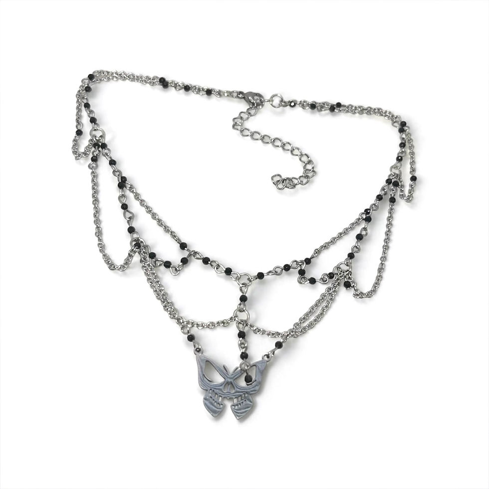 Miniature : Nocturne Veil Butterfly Choker 