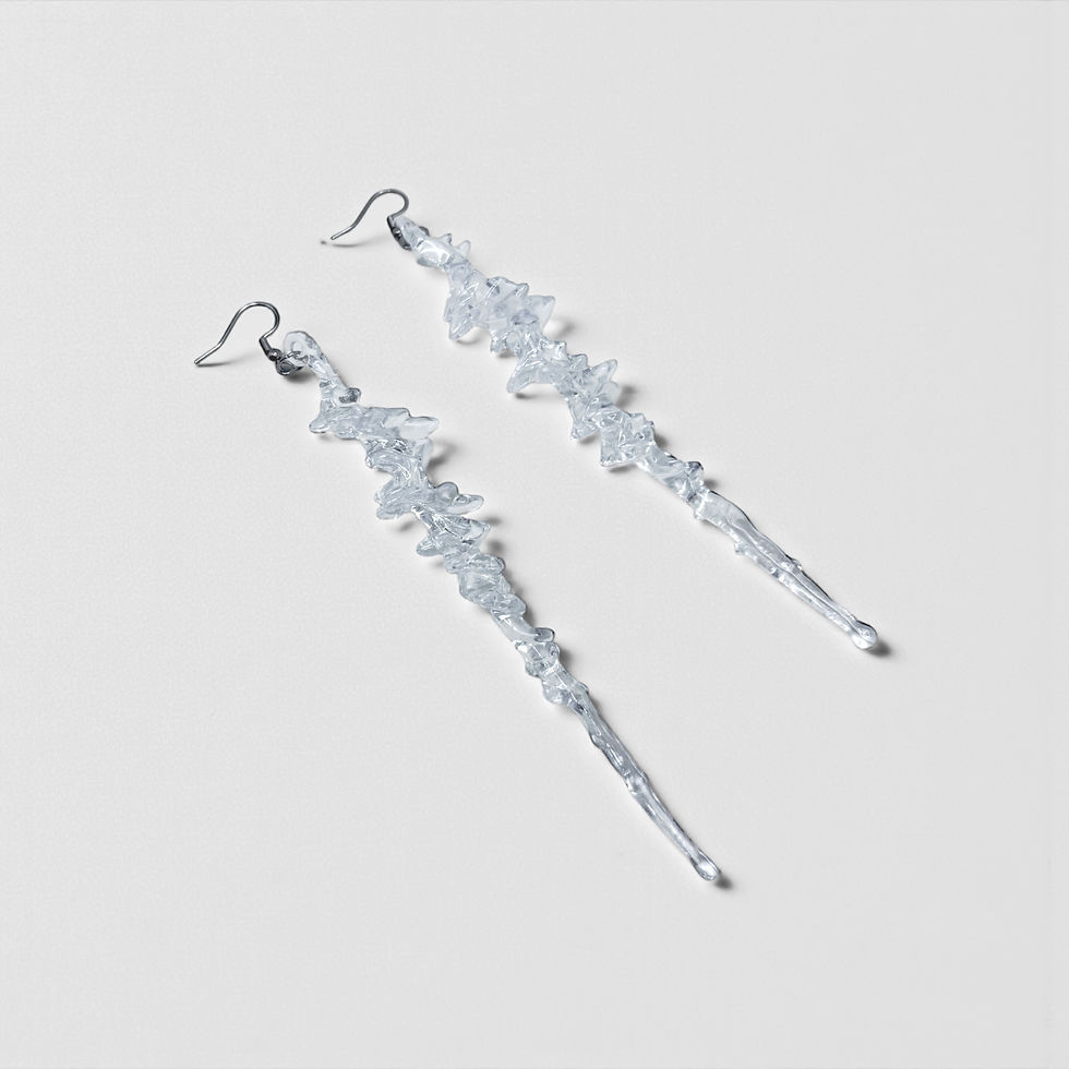 Miniatyrbild: Frostfall Icicle Earrings