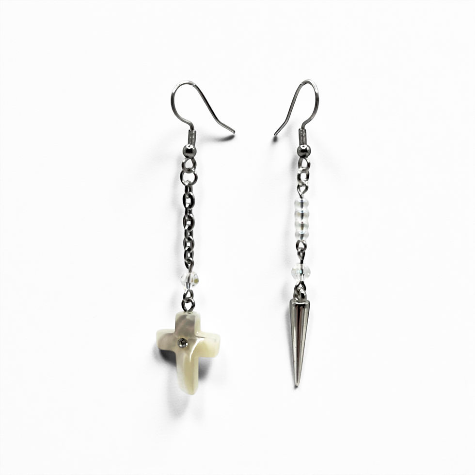 Miniature : Sacred Divide Mismatched Earrings