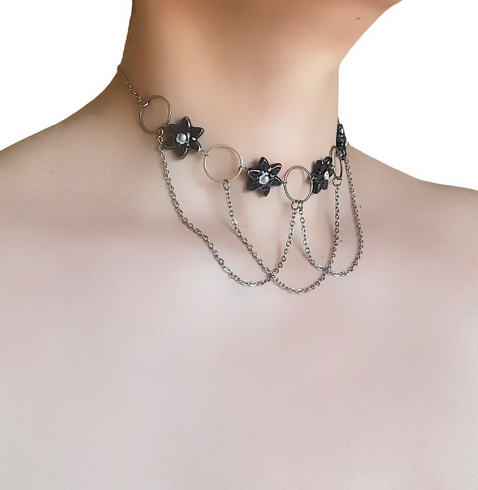 Miniature : Enchanted Flower Draped Necklace