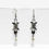 Miniatura: Barbed Wire Safety Pin Earrings