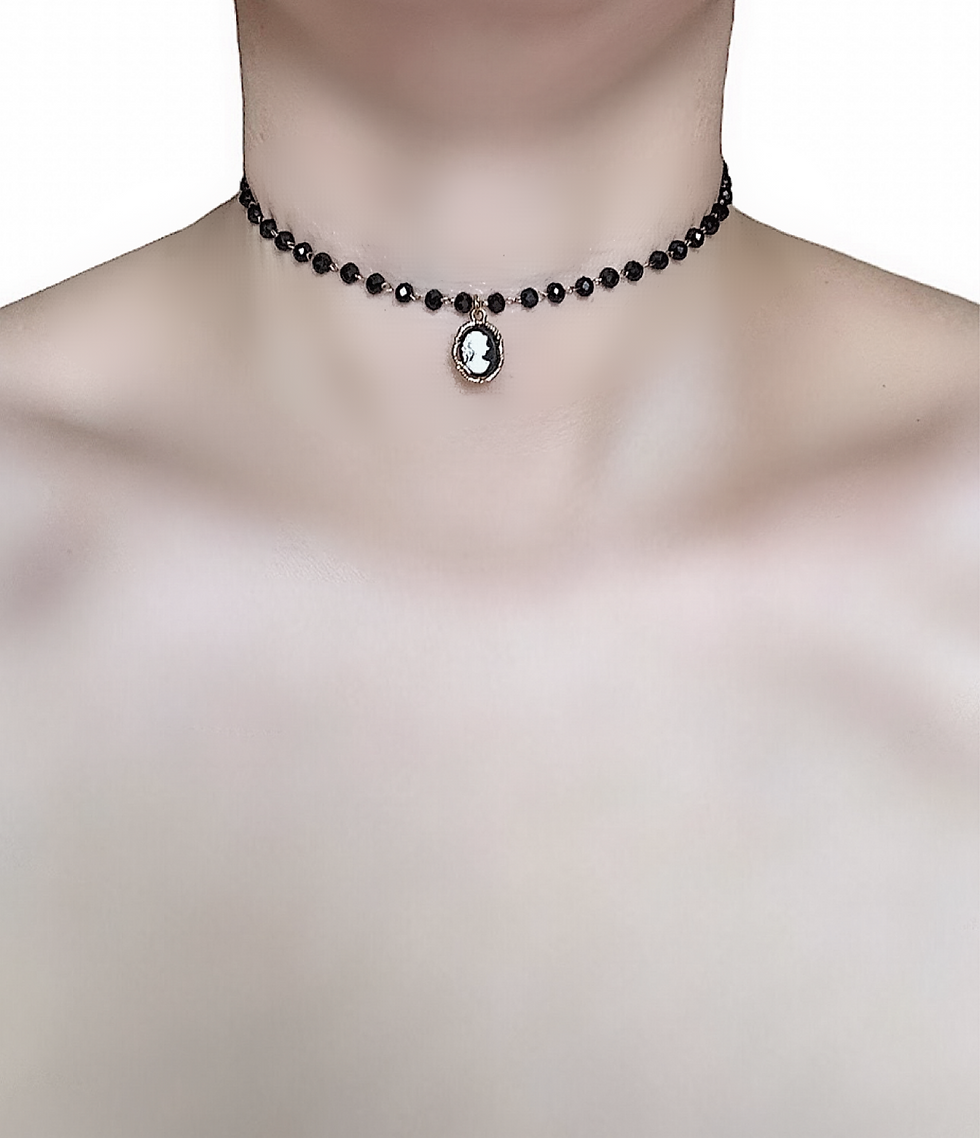 Miniature : Victorian Elegance Cameo Choker