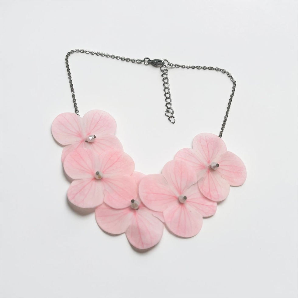 Miniaturbild: The Blush Flower Choker Necklace