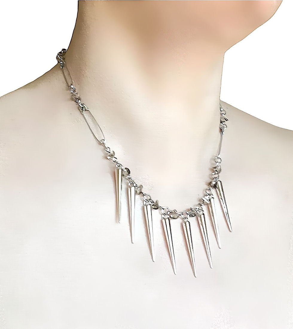 Miniature : Silver Thorn Relic Necklace
