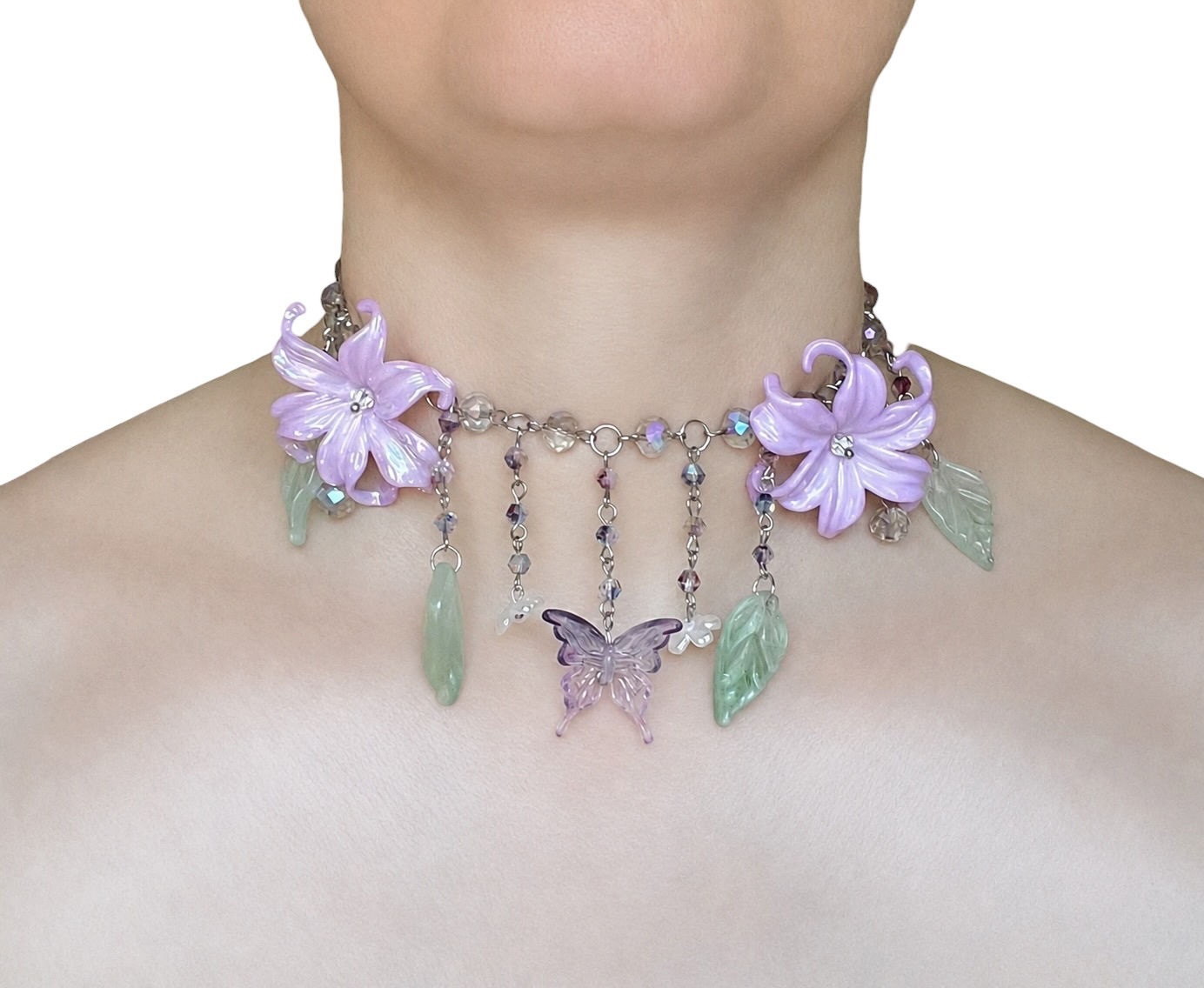 The Wisteria Wing Choker