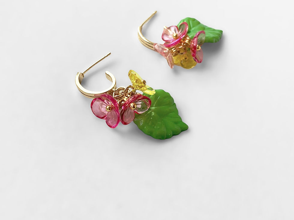 Miniature : Floral Bouquet Earrings 