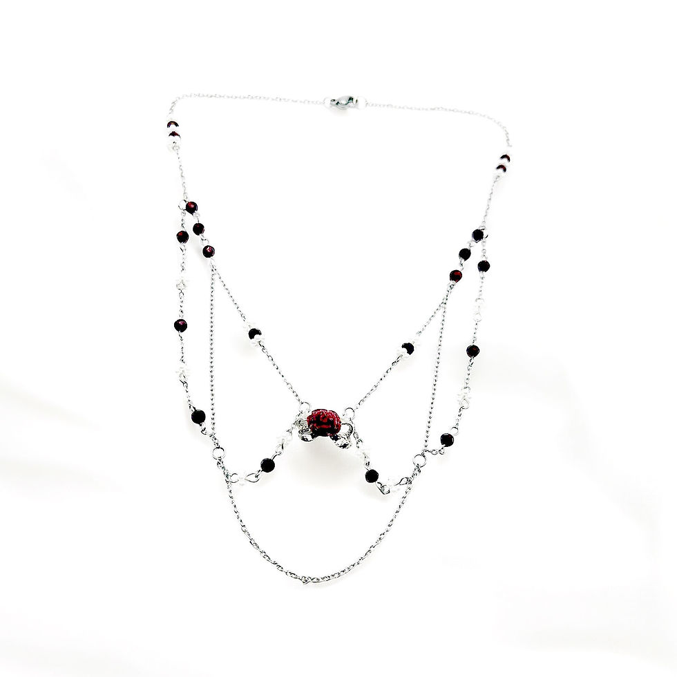 Miniature : Crimson Rose Necklace