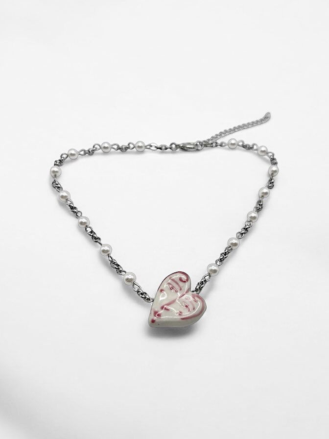 Miniaturbild: The Dual Identity Ceramic Face Choker 