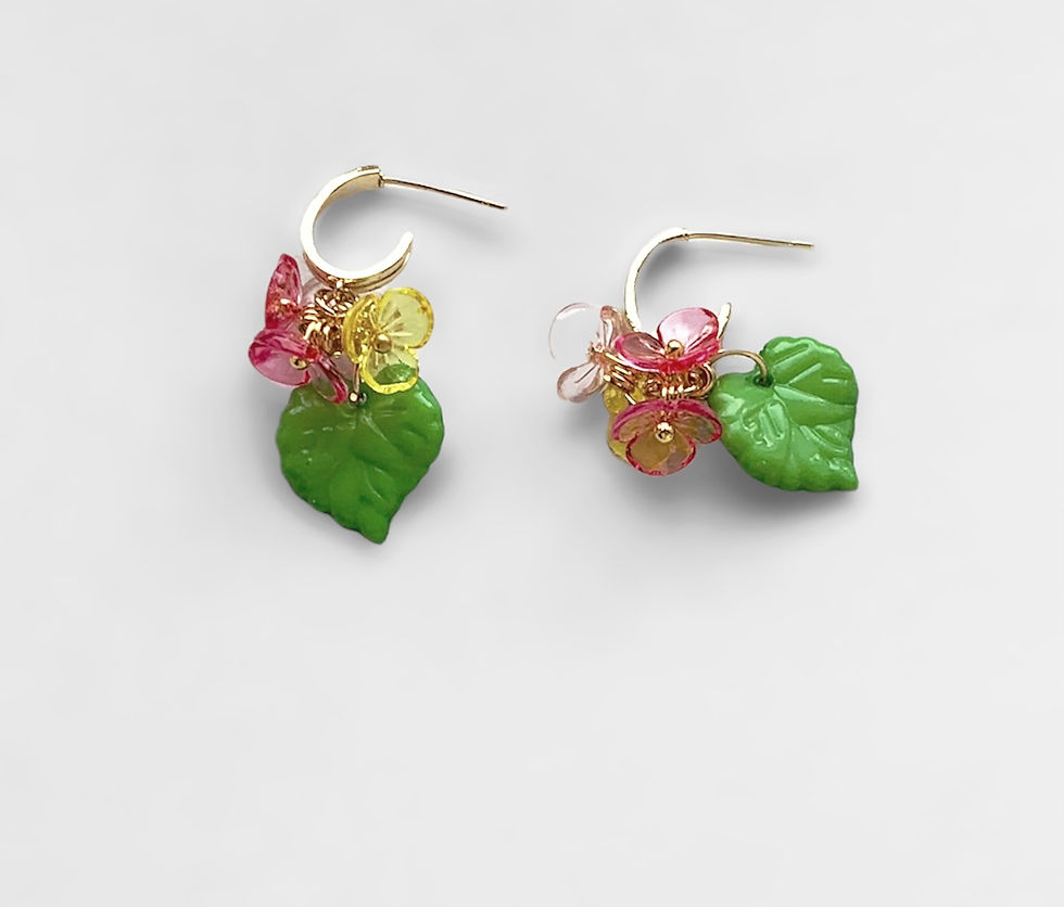 Miniature : Floral Bouquet Earrings 