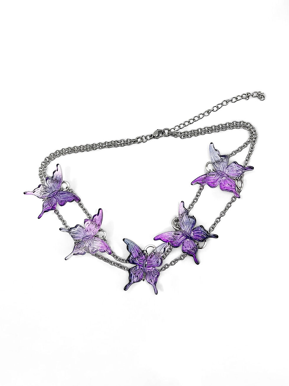 Miniature : Purple Butterfly Choker