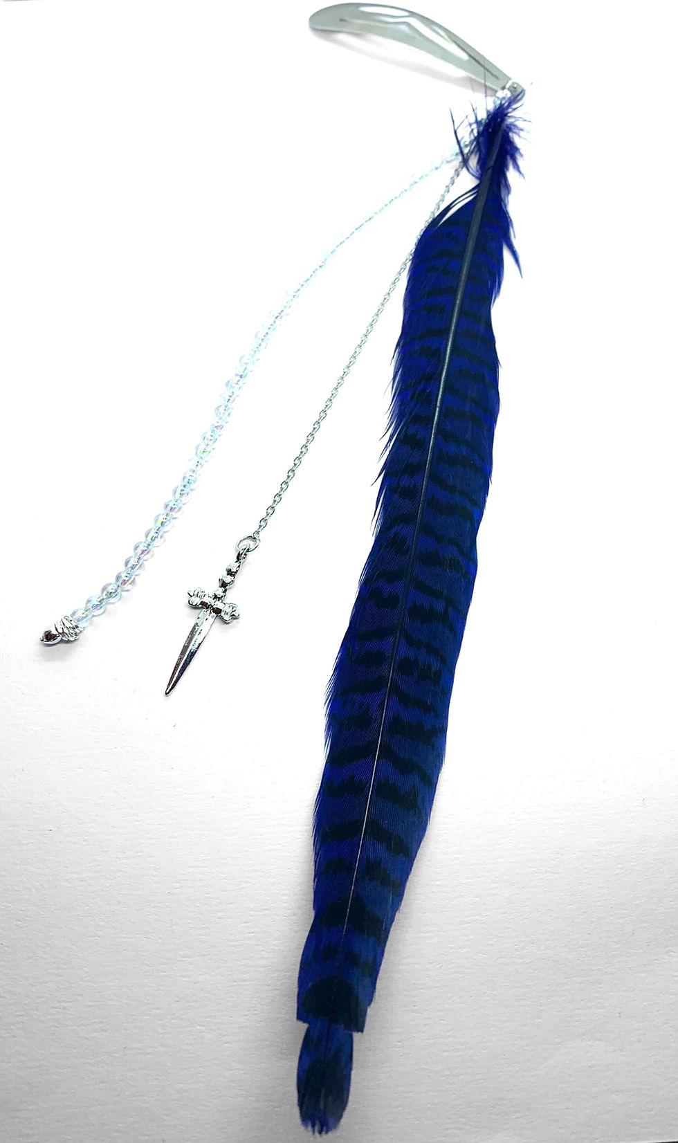 Miniatyrbild: Chained Feather Hair Clip