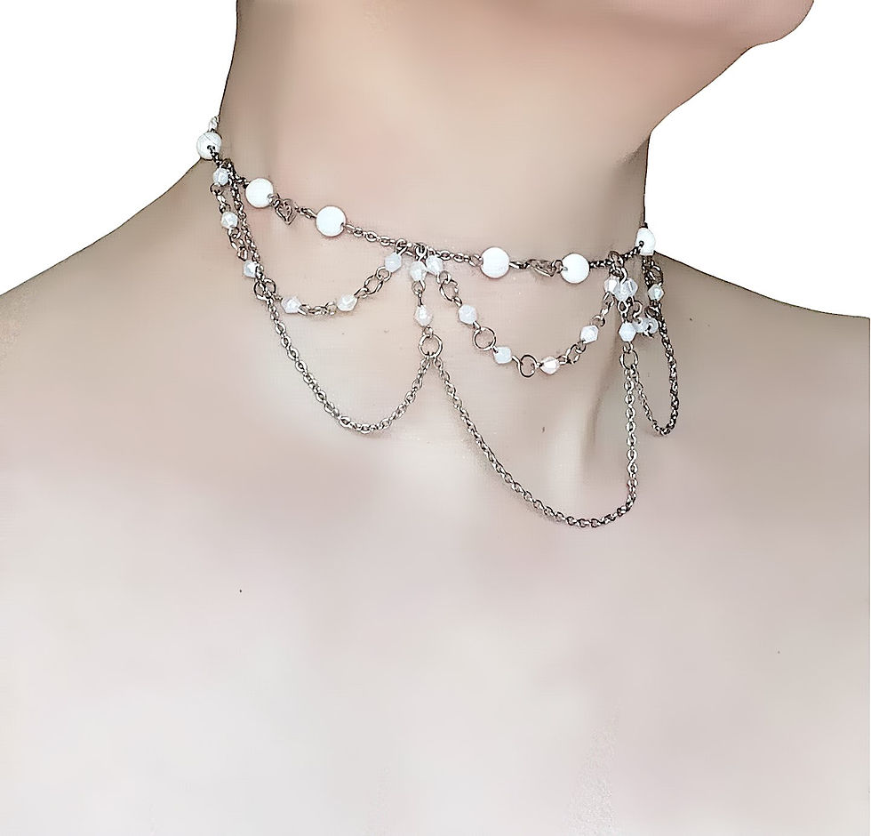 Miniature : Moonlit Heartfall Choker