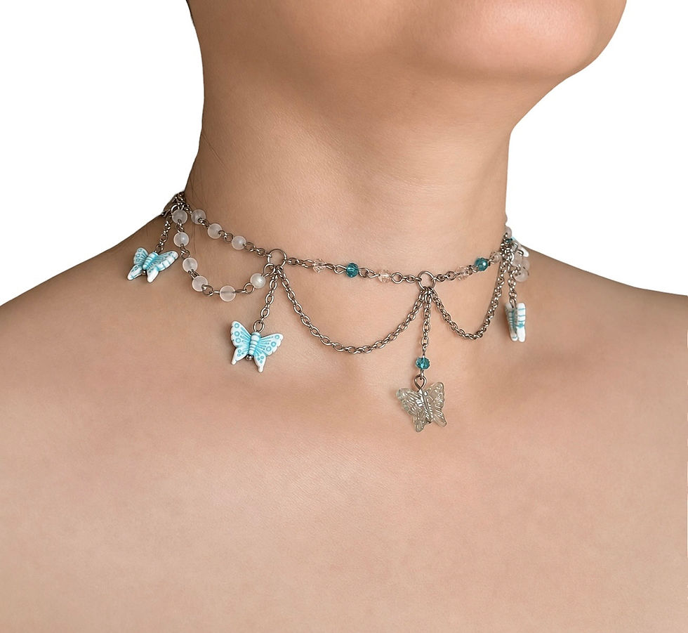 Miniature : The Frostwing Butterfly Choker