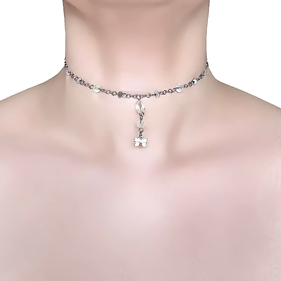 Miniature : Moonlight Bow Choker