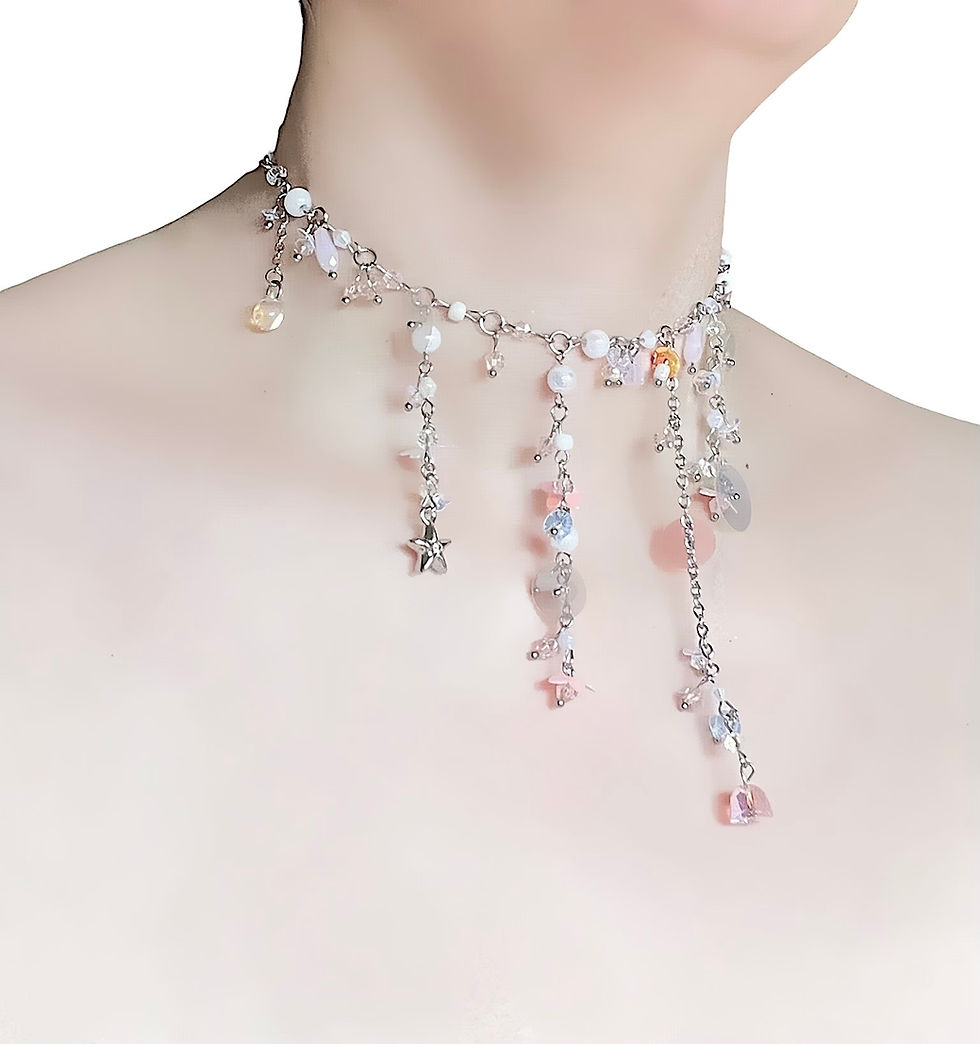 Miniatyrbild: The Moonpetal Cascade Choker 
