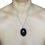 Miniature : Black Oval Pendant Necklace 