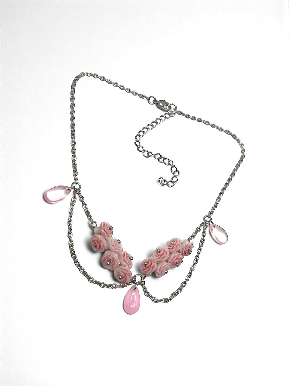 Thumbnail: The Blush Rose Drip Necklace