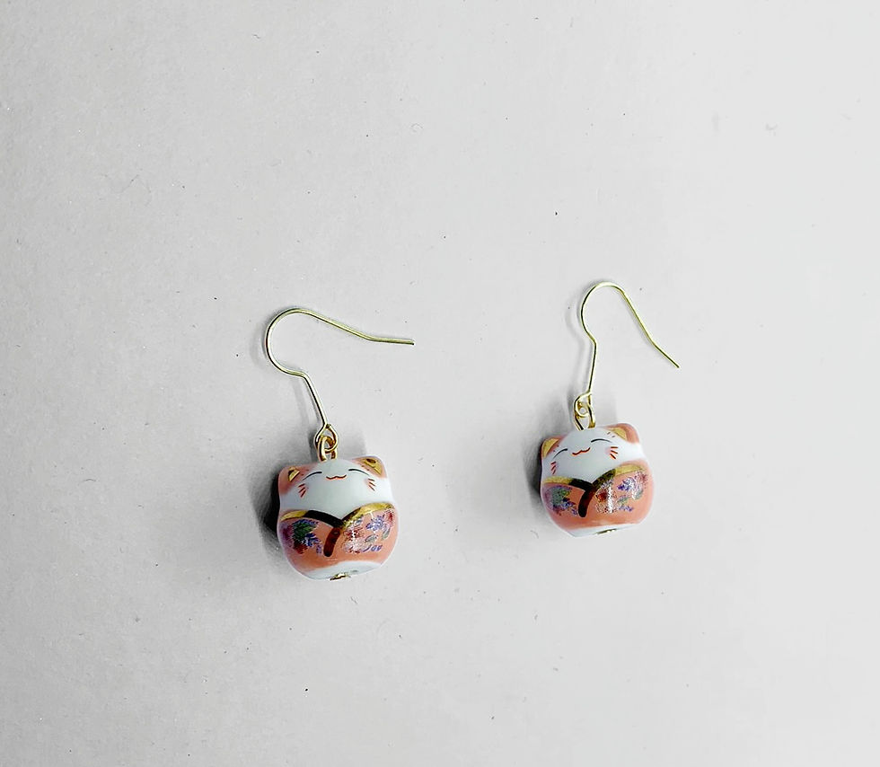 Miniatura: Lucky Cat Earrings 