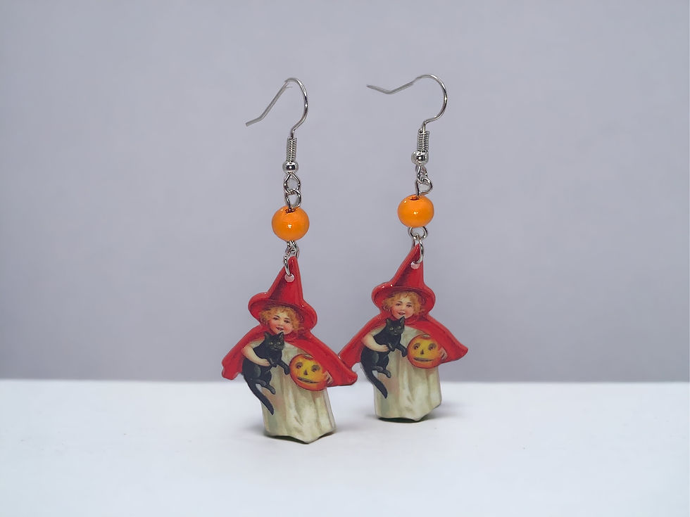 Miniature : Vintage Witch Earrings