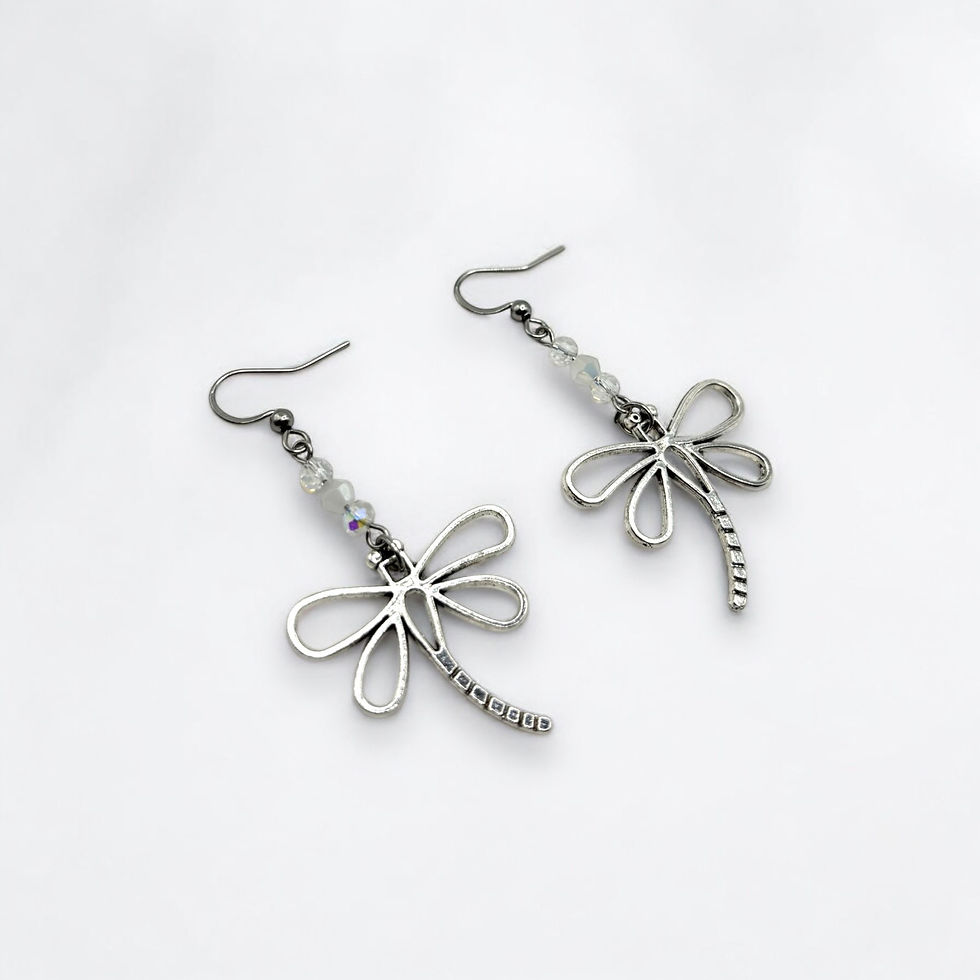 Miniature : Elegant Dragonfly Earrings
