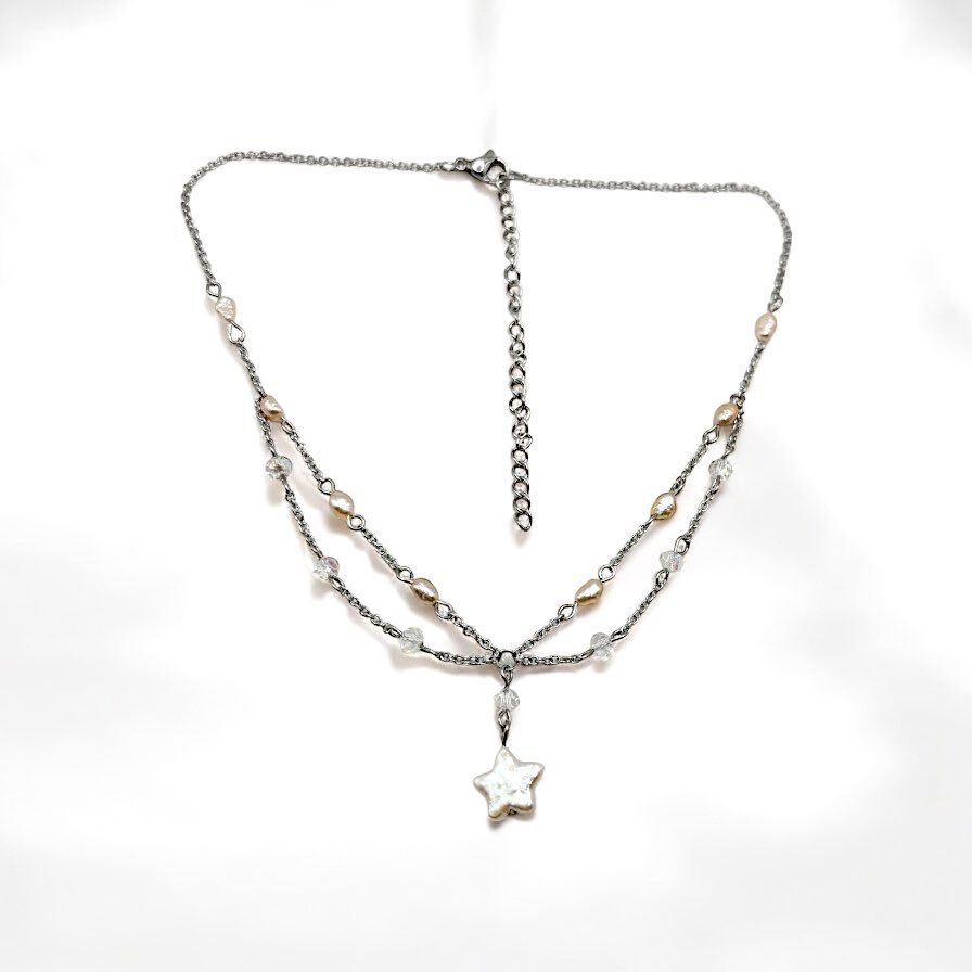 Thumbnail: Starlit Reverie Baroque Pearl Choker