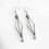 Thumbnail: Linear Deco Baroque Pearl Earrings