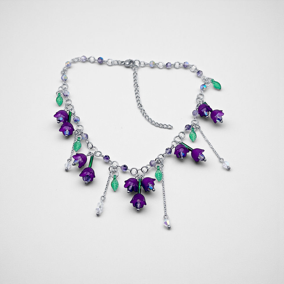 Miniature : Enchanted Bellflower Choker