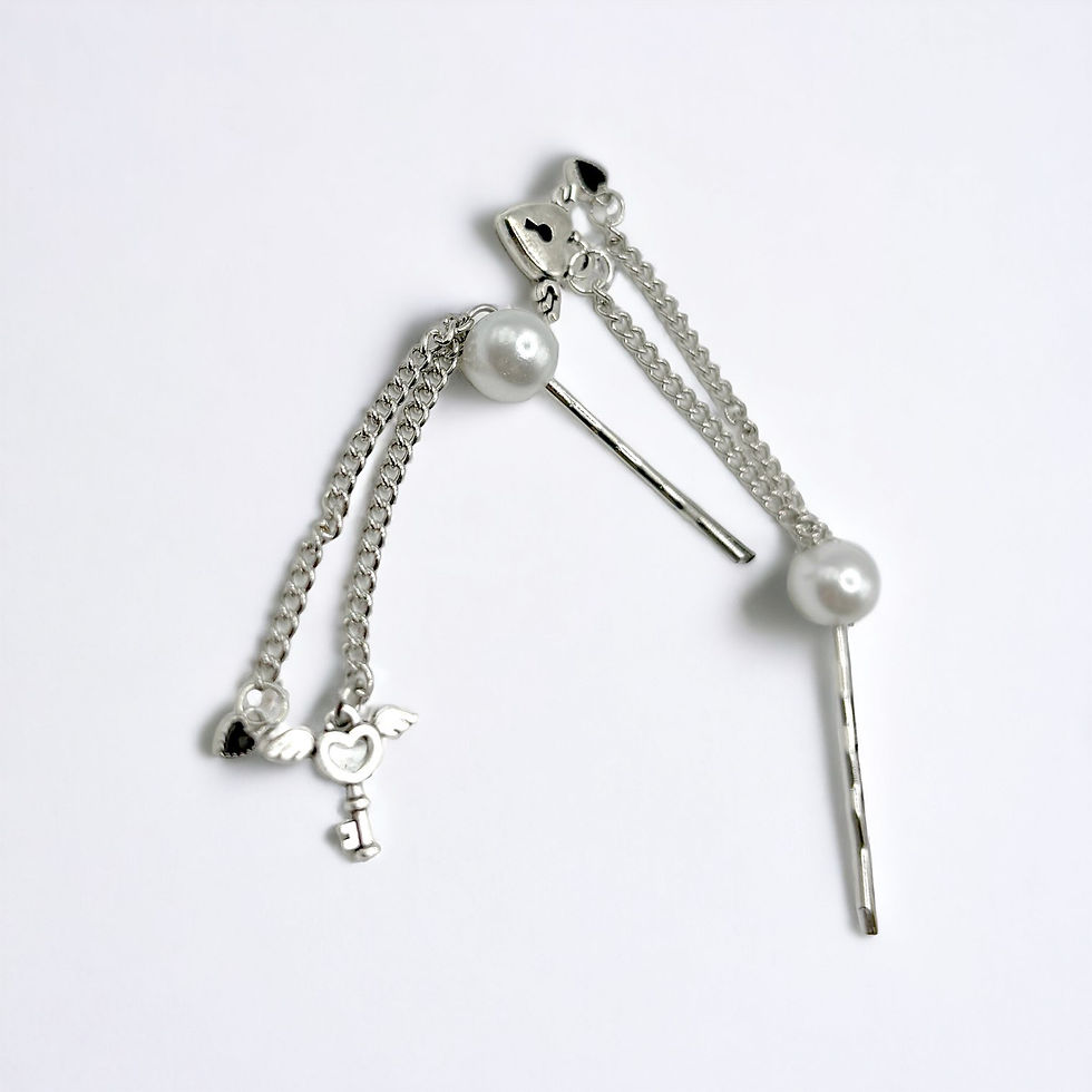 Miniaturbild: Lock and Key Hair Slides
