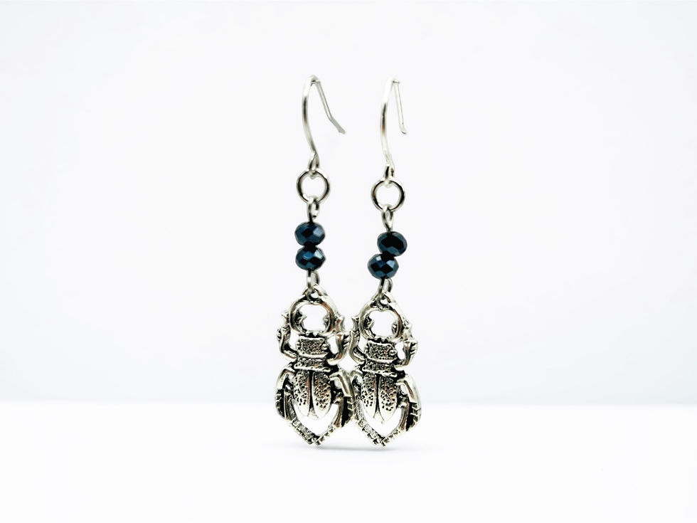 Miniature : Enchanted Scarab Earrings