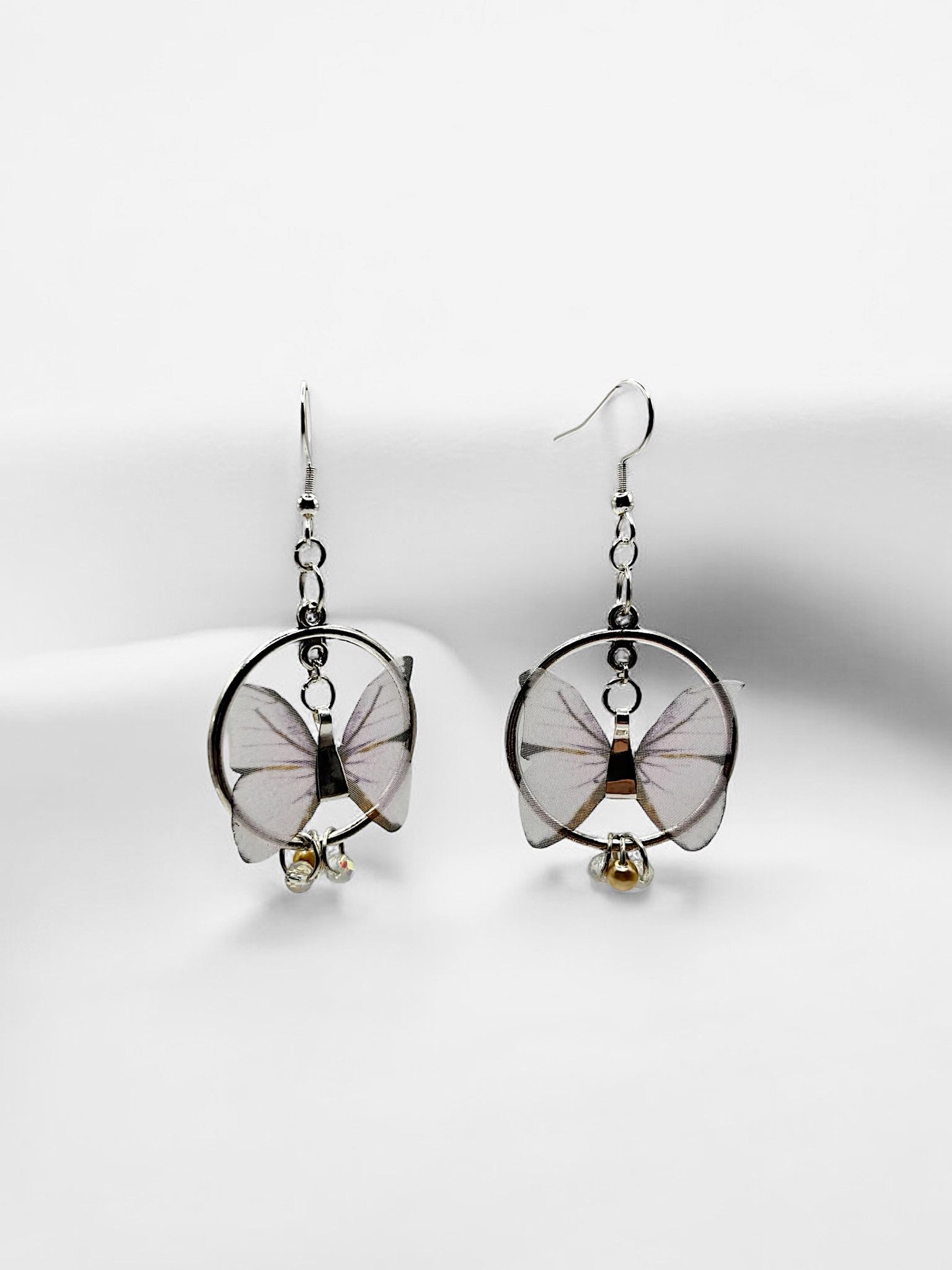 Flight Circle Drop Earrings