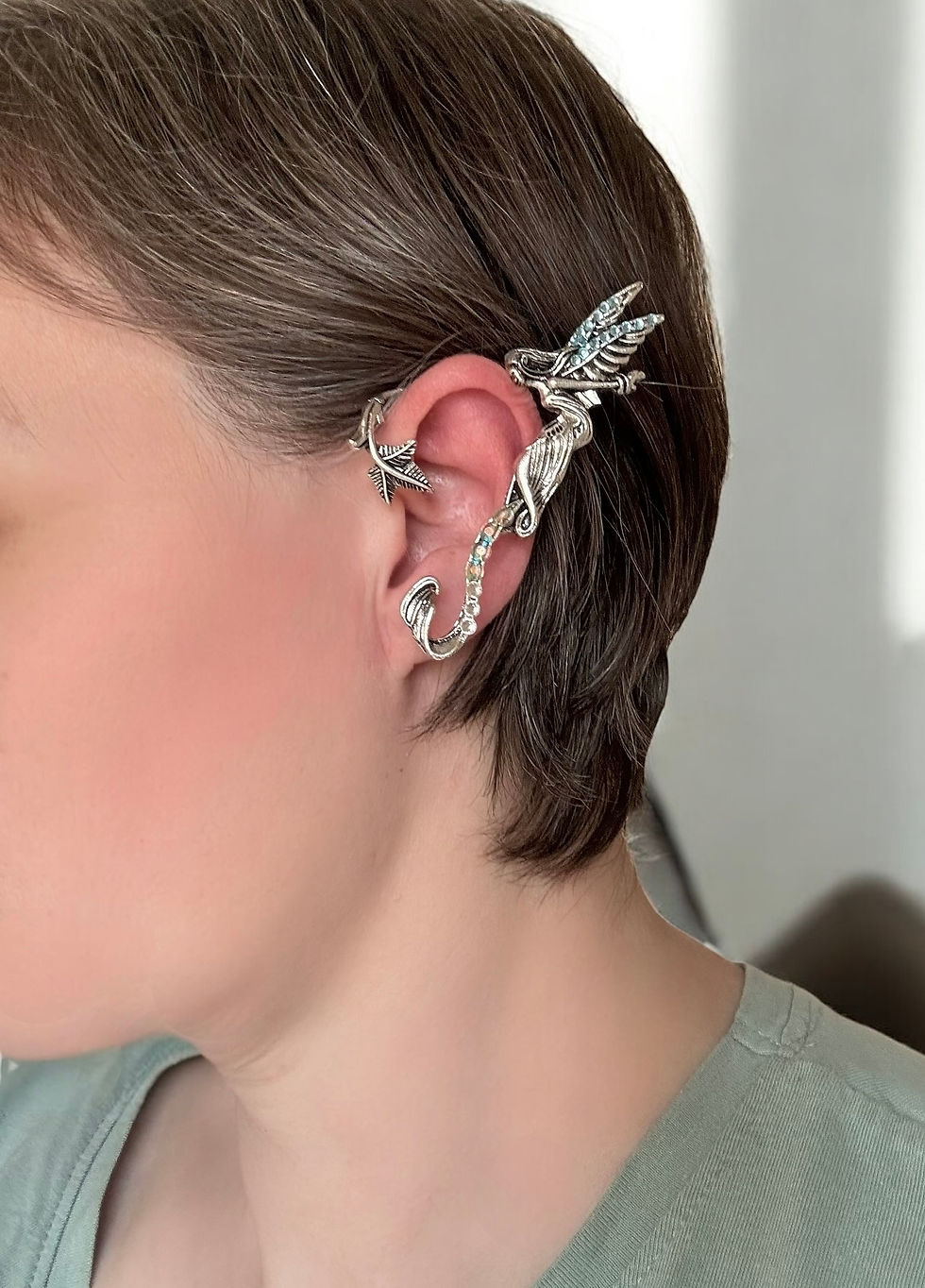 Miniature : Enchanted Forest Fairy Ear Cuff Earring