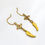 Thumbnail: Winged Cross Drop Earrings
