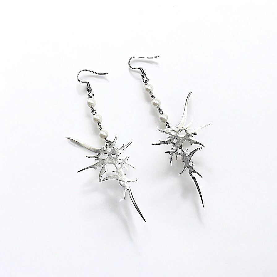 Miniaturbild: Sharp Edgy Elegance Earrings