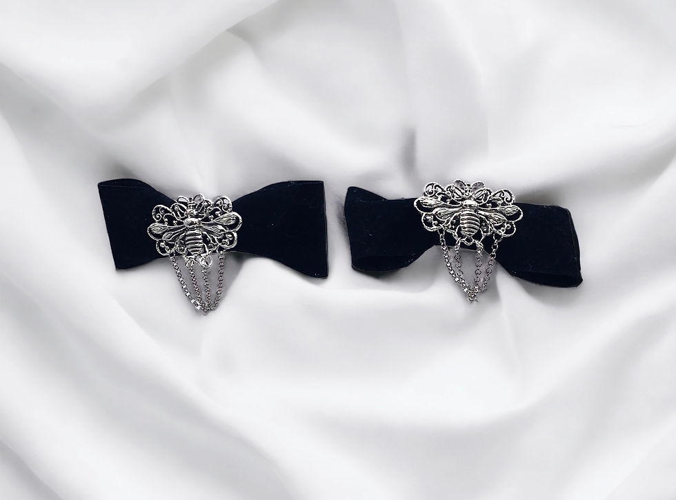 Miniatyrbild: Hive Mind Bow Hair Clips