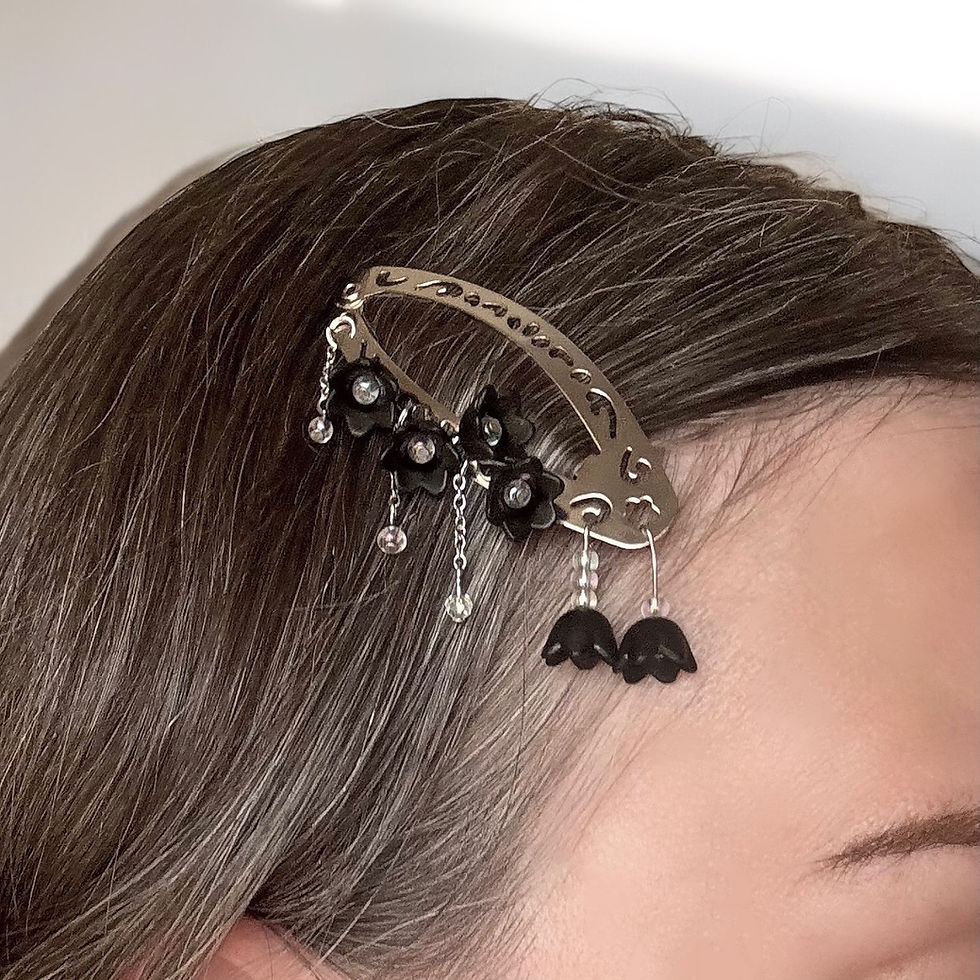 Thumbnail: Midnight Bloom Hair Clips