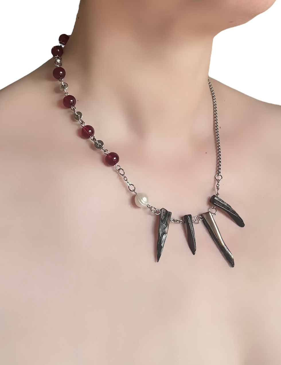 Thumbnail: The Crimson Dagger Necklace