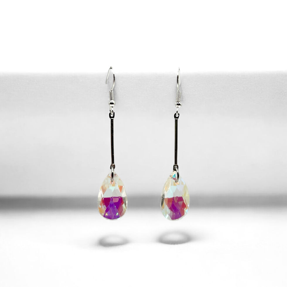 Thumbnail: The Iridescent Crystal Drop Earrings