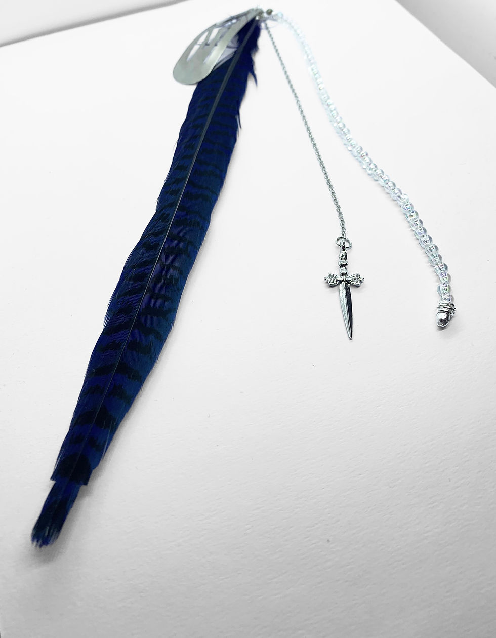 Miniature : Chained Feather Hair Clip