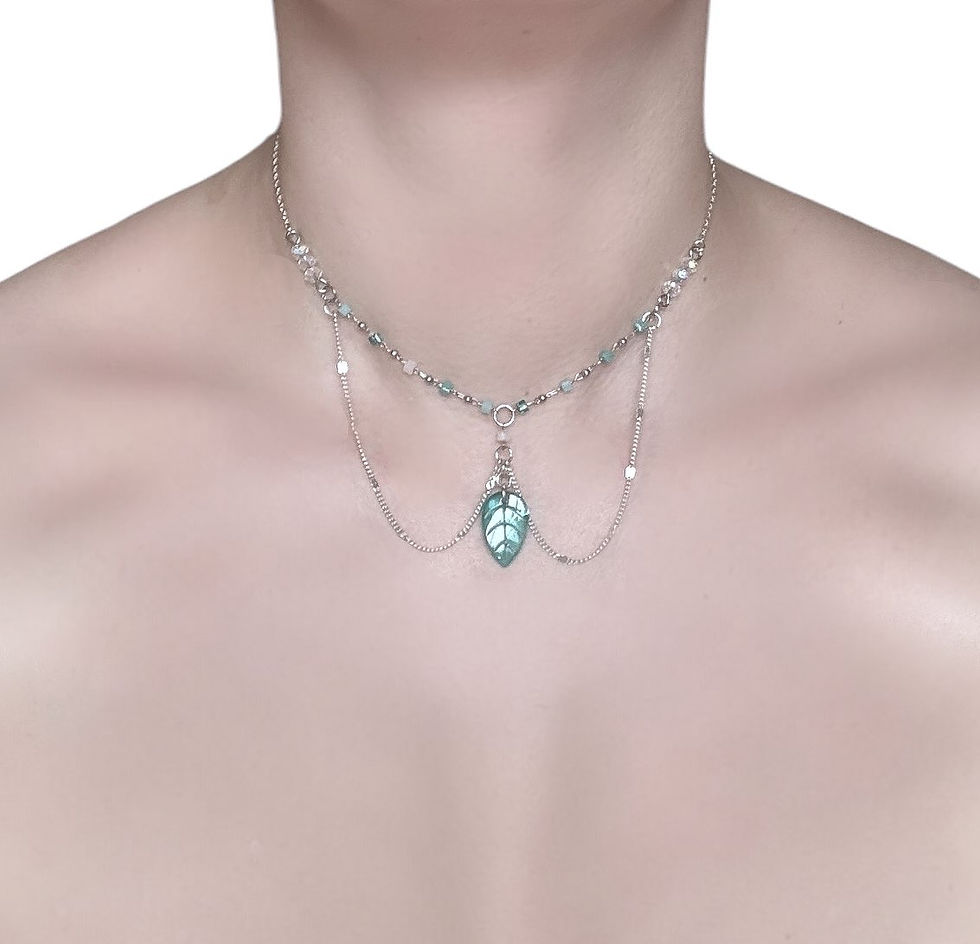 Green Leaf Necklace